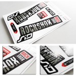 Mountain Bicycle Fork Decal Stickers for rock shox sid 2018